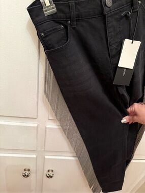 Blue Revival Dublin Chain Fringe Jeans Size 26 (NEW)